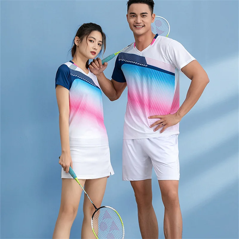 Badminton Jerseys & shorts Men & Women shuttlecock shirt Tennis skirt Badminton training suits Short sleeve tracksuit Sportswear