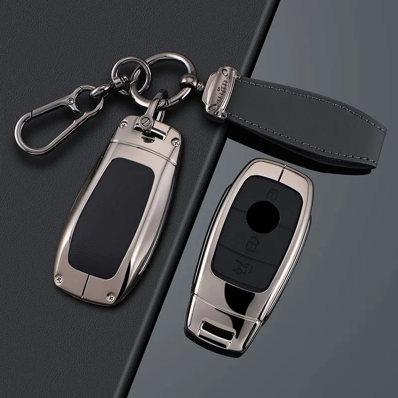 

Для Mercedes Benz C E S Class GLC W206 W223 E300 C260 C300 S450 S500 Cortex Чехол для автомобильного ключа Защитный чехол для брелока Аксессуары