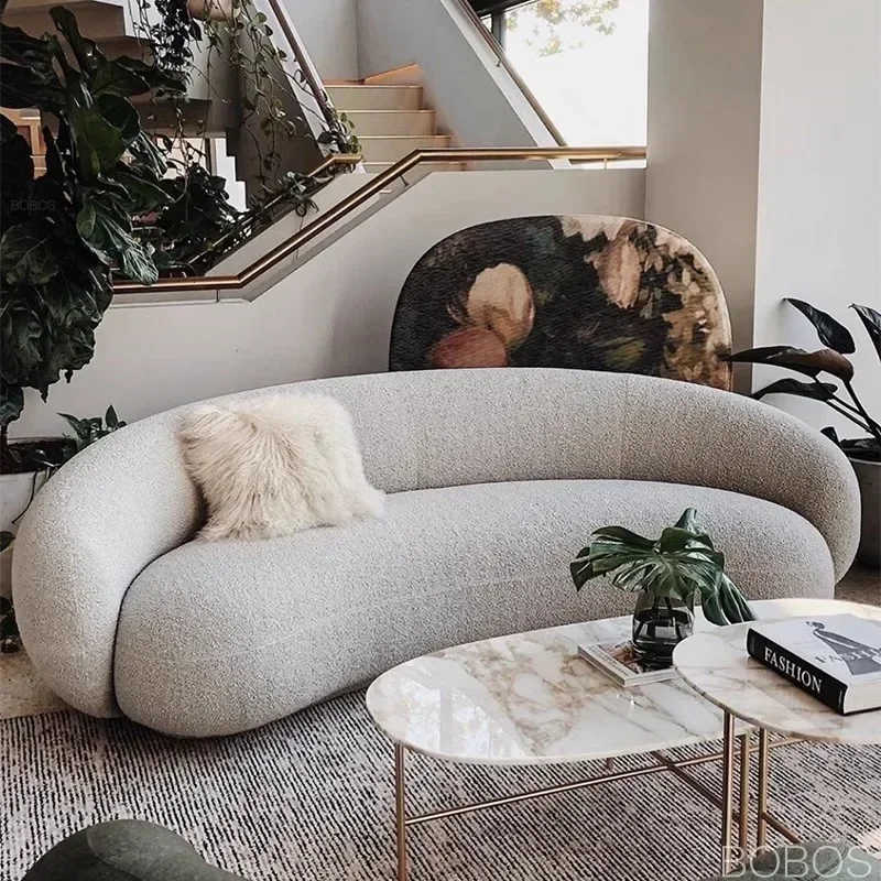 Popula Wood Couches Nordic Simple Comfortable Designer Living Room Sofas Modern Lounge White Sofas Para El Hogar Salon Furniture