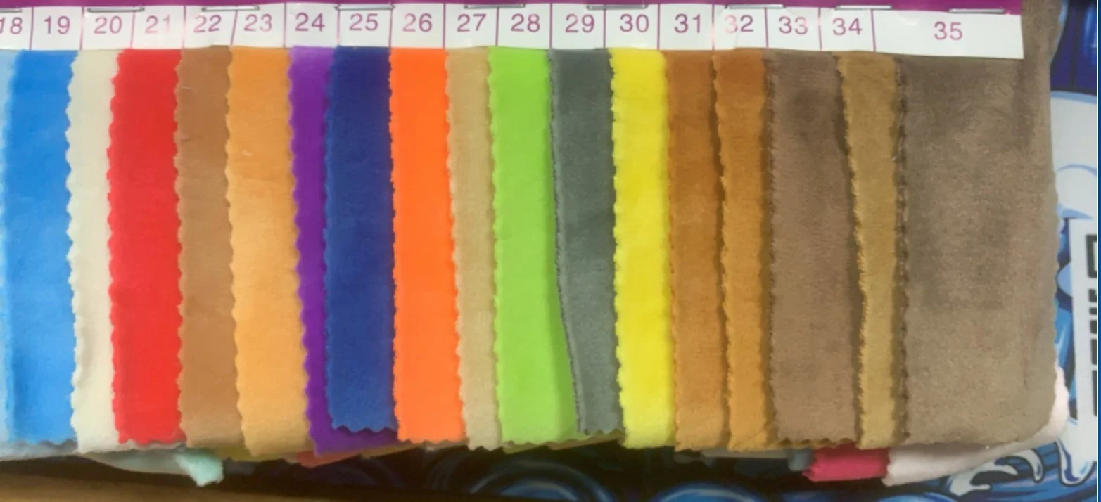 2022 New Mochi Minky 1mm Pile Super Stretch 5% Spandex Mochi Soft Short Plush Fabric Toys Cloth Sofa Pajamas Sewing Material