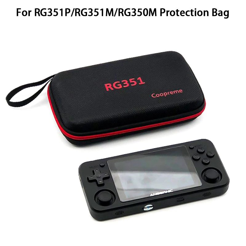 For RG351P/RG351M/RG350M Protection Bag for Retro Game Console Game Player RG351P Handheld Retro Game Console Case