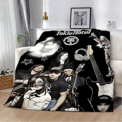 Toyio Hotel Rock Band Bill Kaulitz coperta stampata coperte da Picnic coperta calda coperta morbida e confortevole regalo di viaggio a casa