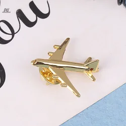 Metal Airplane Brooch Diy Fashion Pin Alloy Badge Vintage Pin Buckle Badge Buckle Jewelry Accessories