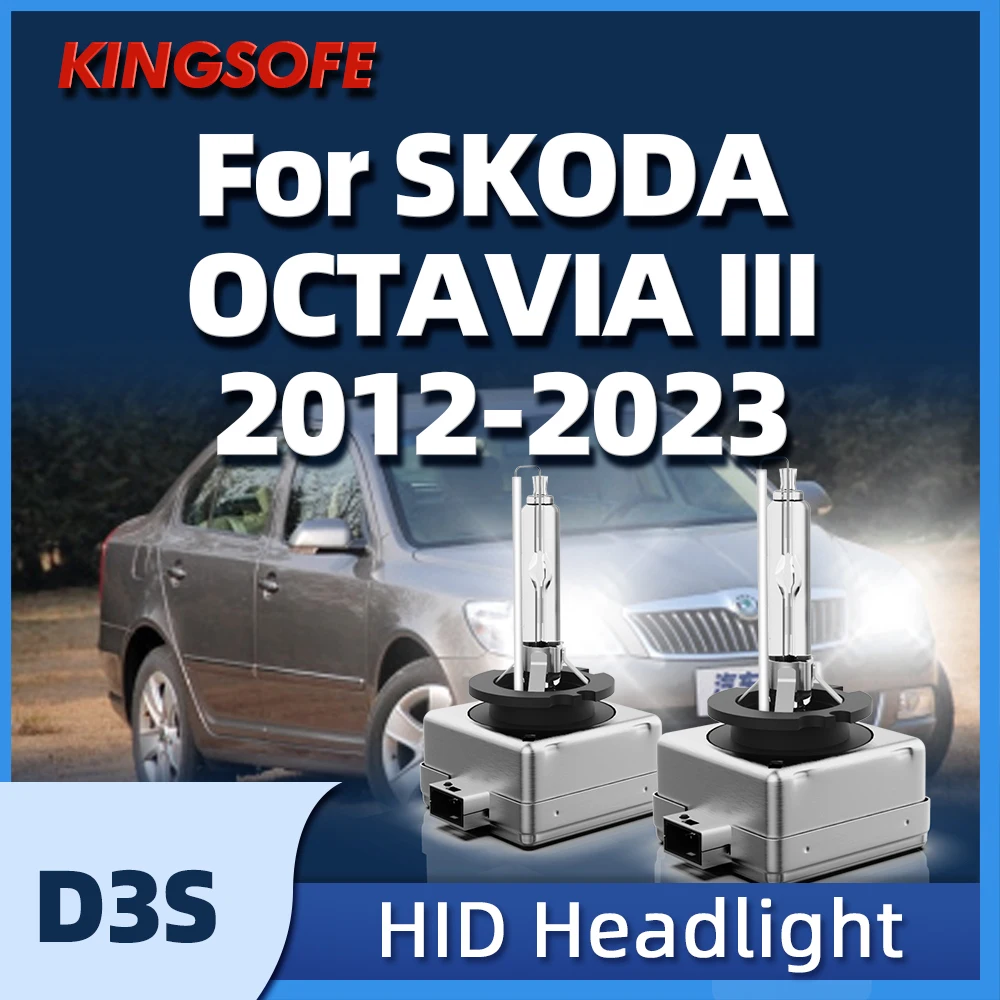 

KINGSOFE D3S Xenon Bulb Light Car Headlight HID For SKODA OCTAVIA III 2012 2013 2014 2015 2016 2017 2018 2019 2020 2021 22 2023