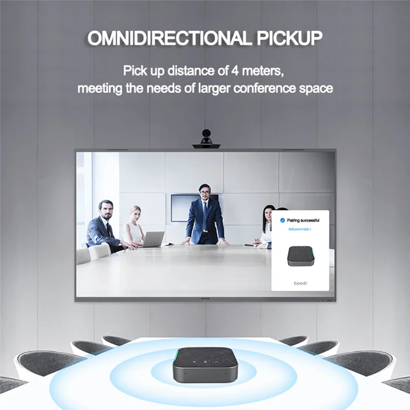 Smart Docking Station Conference Speakerphone Video Conference Omnidirectional Microphone Hub For PC Laptop Computer