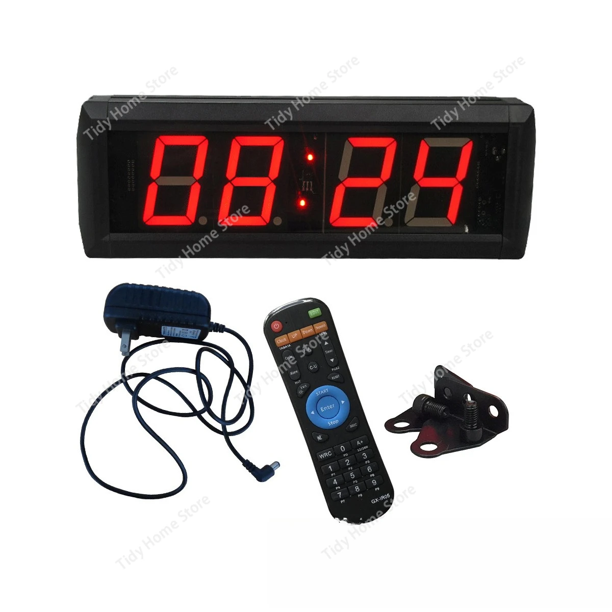 

2,3-дюймовые 4-значные красные светодиодные цифровые часы с таймером обратного отсчета для встреч имеет несколько функций