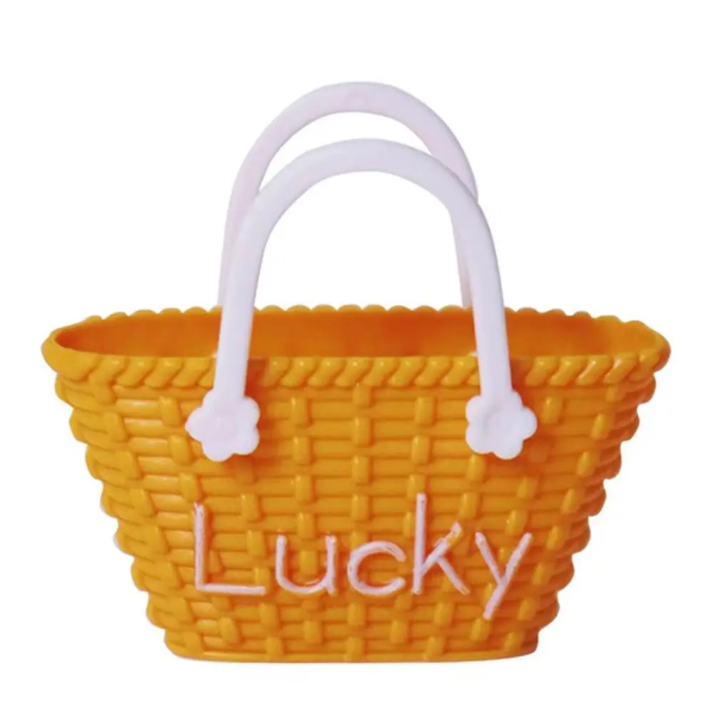 Sac à dos de poupée en coton pour maison de poupée, sac à main Min, sac de Shopping porte-bonheur mignon, bricolage, Mini sac à main de poupée princesse pour fille