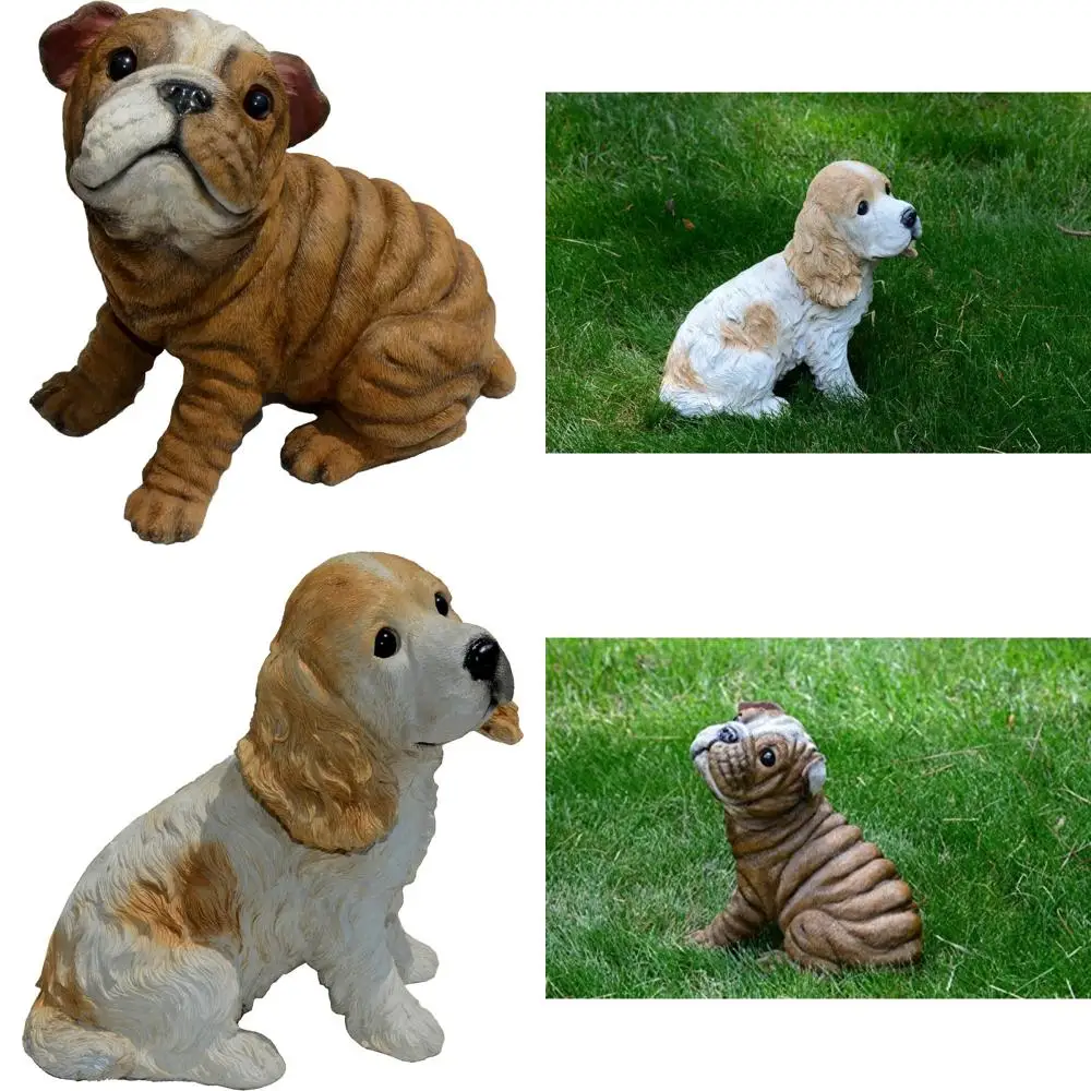 

Уличная фигурка щенка бульдога Майкла Кэр для декора сада, патио и газона (80106)