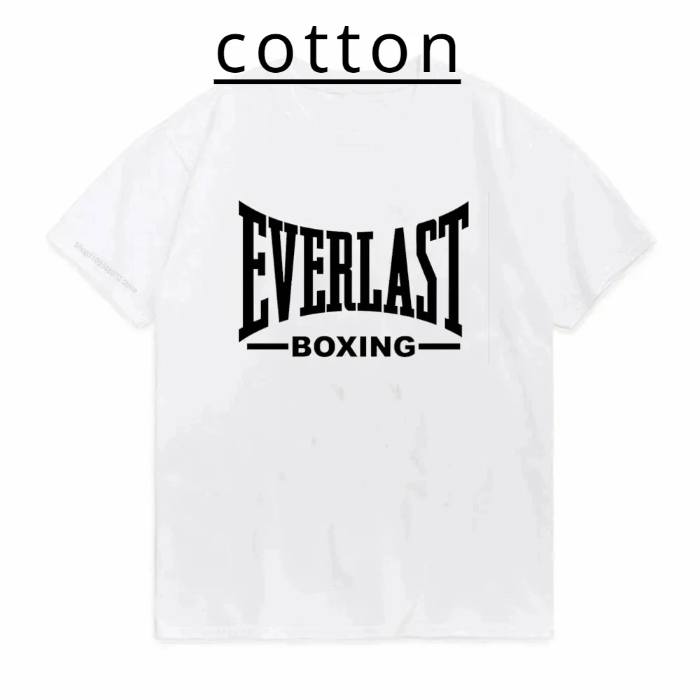 Children Cotton T-Shirt O-Neck EVERLAST BOXING Print Summer Short Sleeve Harajuku Streetwear Pop Boys Baby Tee Tops Kid Clothes