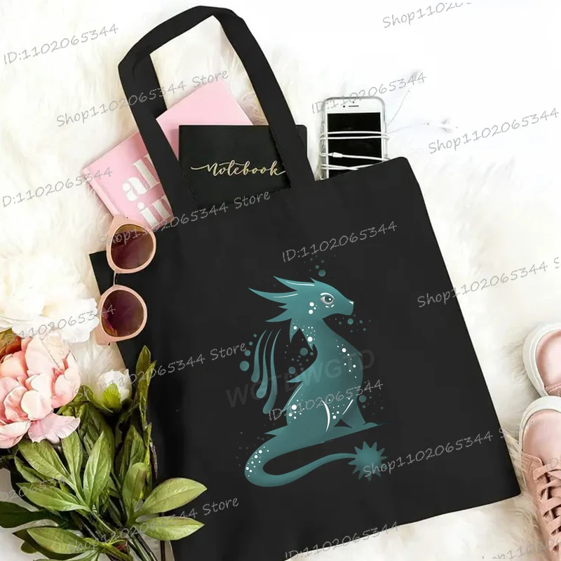 أونيكس العاصفة قماش حمل حقيبة للنساء الجناح الرابع سلسلة حقيبة يد Harajuku التنين رايدر الجزع العاصفة كتاب الهدايا حقيبة كتف الطالب #3