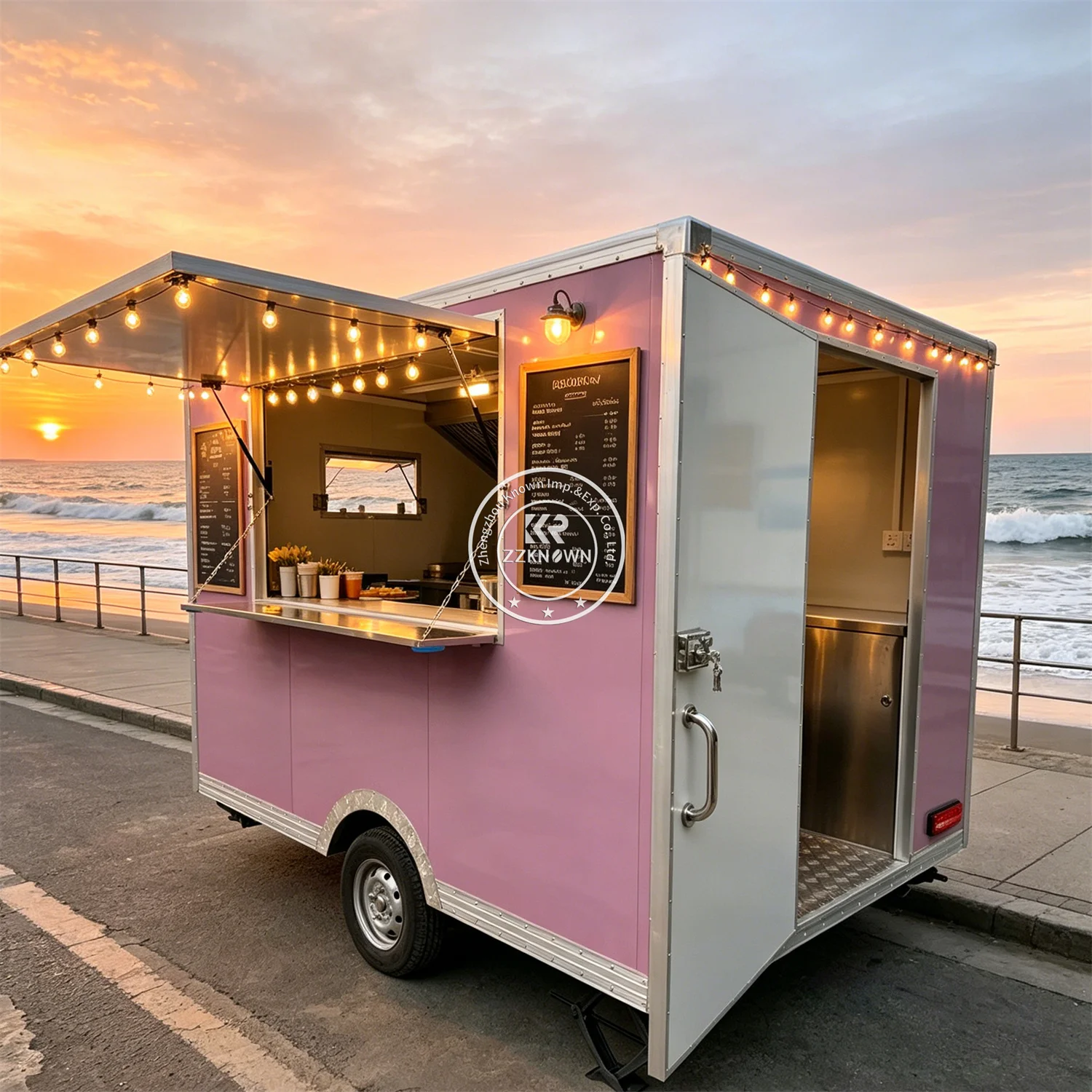 

Мобильный фургон для уличной еды, кейтеринга, закусок, мороженого, тако и фастфуда с полностью оборудованной кухней