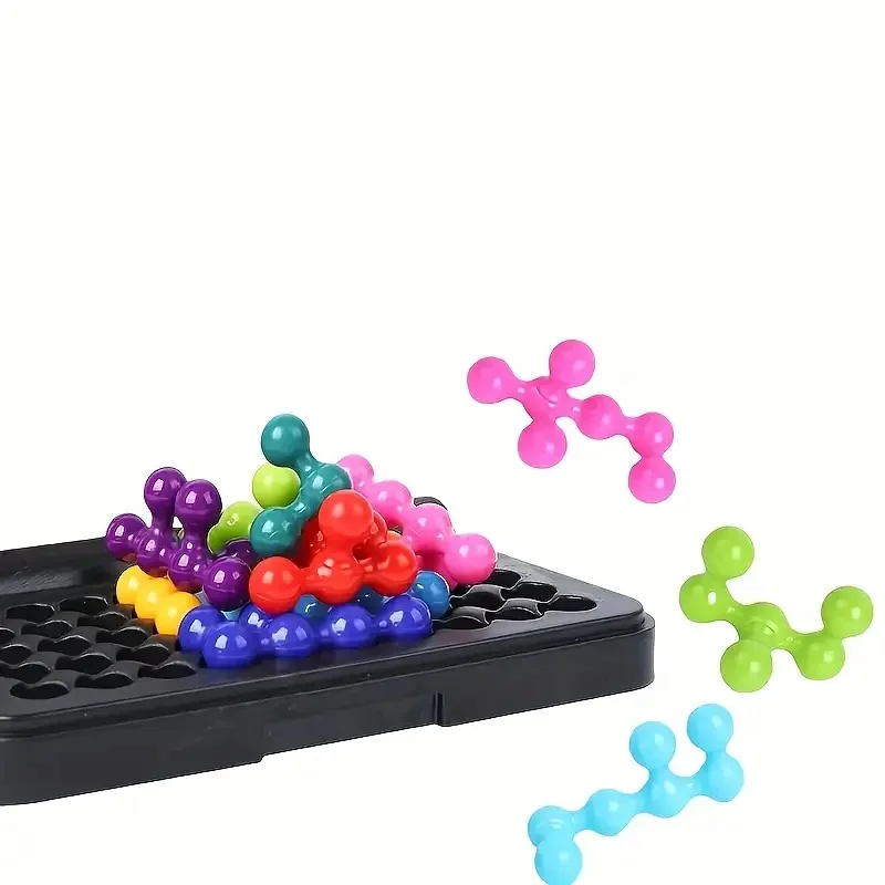 Placa piramidal clásica, 120 desafíos IQ, rompecabezas 3D, juego de mesa, juguetes, cuentas de perlas de mente lógica, juguetes, regalos de fiesta de entretenimiento