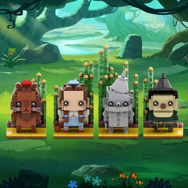 

MOC Classic Movie Magic Elf Brickheadz Building Blocks Lion Figures Model Bricks Educational Toy Children collect Gift Ornament