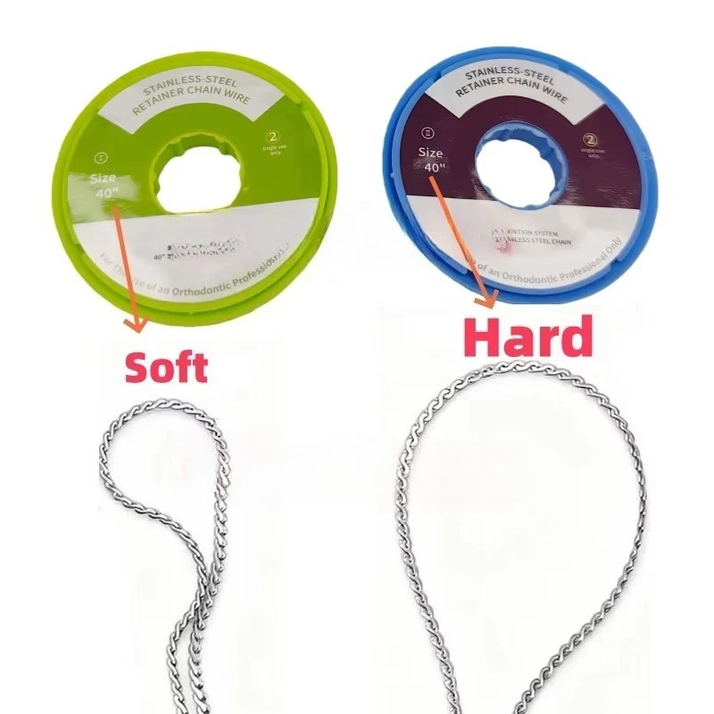 1m/Roll Dental Orthodontic Lingual Retainer Wire Stainless Steel Retention Wires Size40