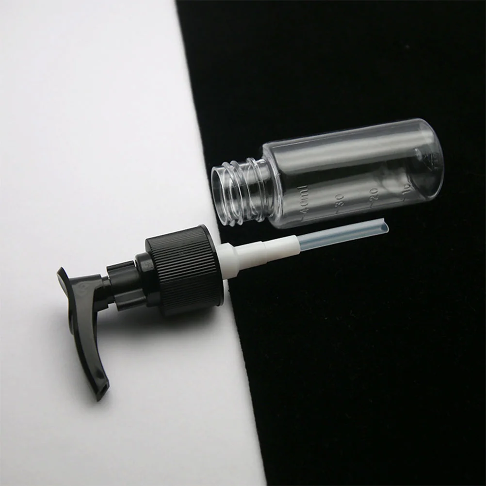 7 Pcs Travel Bottles for Toiletries Spray Pump and Liquid Containers Dispenser Set