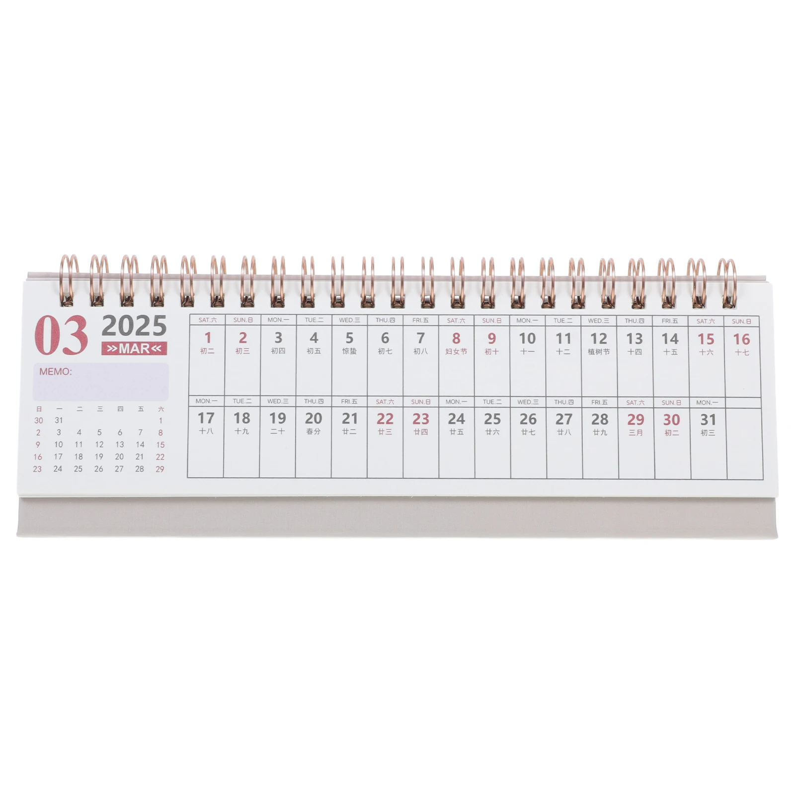 

Long Desk Calendar 2025 Standing Flip Planner Elegant Design Office Home School Small Calendar Desk Accessory Long Term Planning