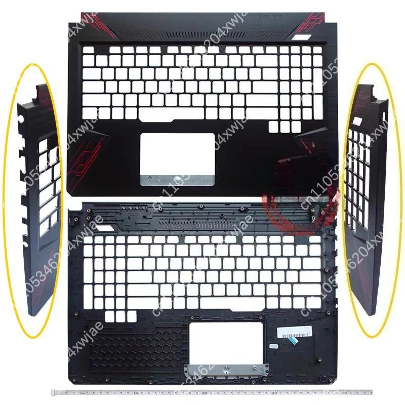 Laptop Repair Parts Kit Includes Hinges Keyboard Top Bottom Case, Compatible with FX80 FX504 FZ80G ZX80 Models