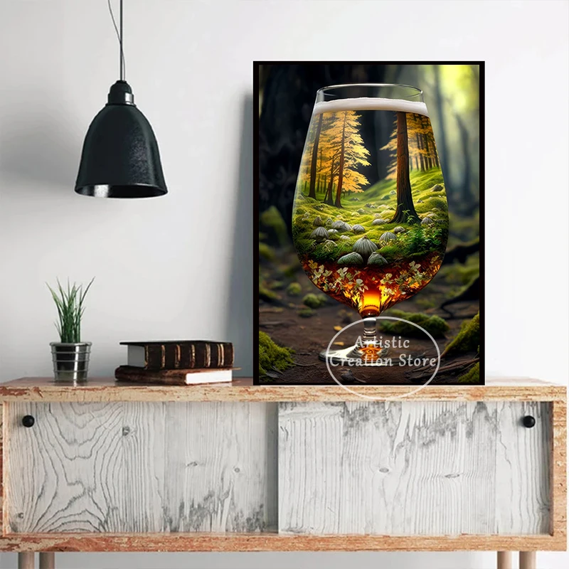 Delicious Alcoholic Beverage Beer Juice Posters Prints Canvas Painting Wall Art Nordic Kitchen Bar Club Room Home Decor Gifts