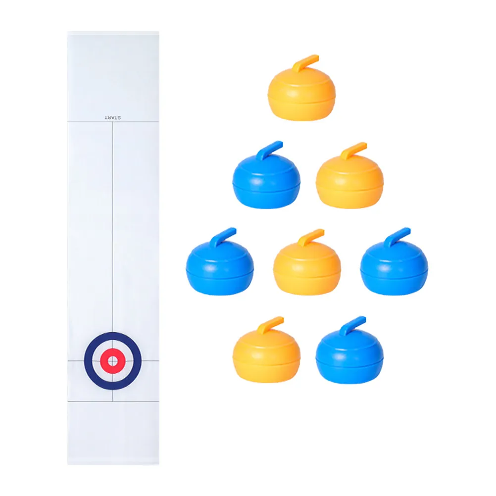 

Набор для настольного керлинга, портативный, для путешествий, для дома, семейный, развивающий, для взрослых, для вечеринок