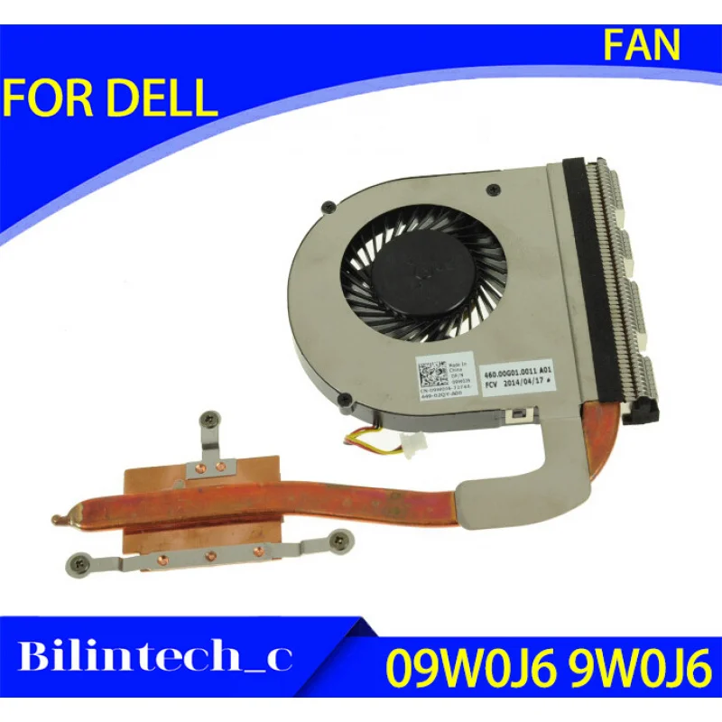 AAA+ para DELL Inspiron 15 3542 3543 17 5748 Ventilador del disipador de calor de la CPU 09W0J6 DFS481305MC0T