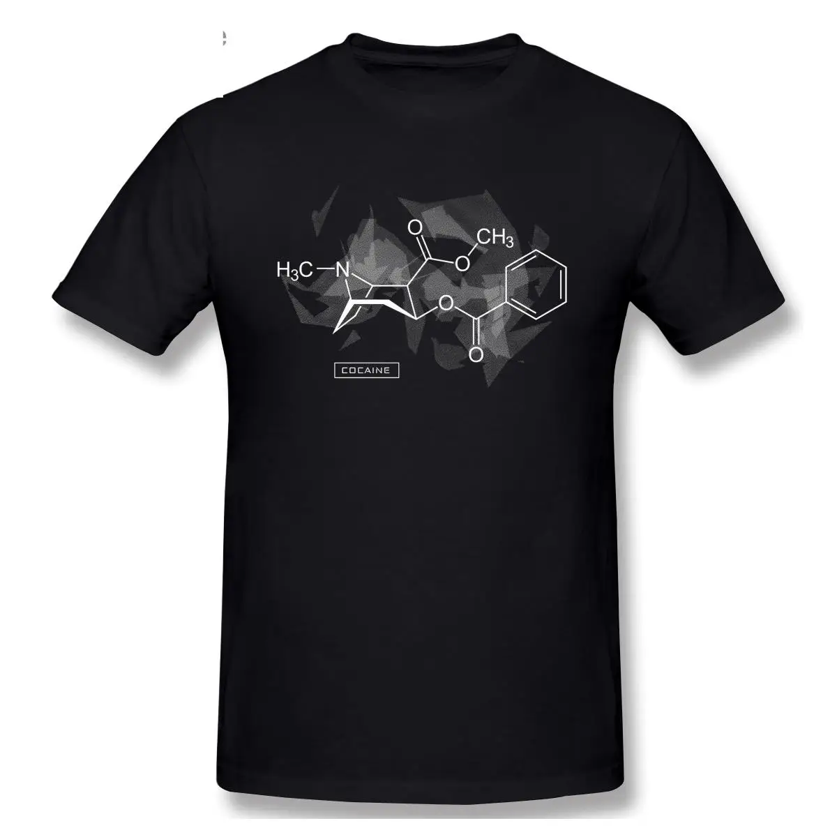 

FPNeuro Hormone Drug Chemistry Experiment Cocaine Molecule Mens T-Shirt Summer Cotton Short Sleeve O-Neck Unisex T Shirt