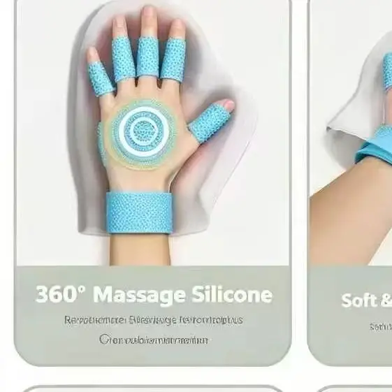 5-level Intelligent Hand Massager Electric Finger Massager Cordless Glove Massager Beauty Hand Finger Palm Fatigue Relieve