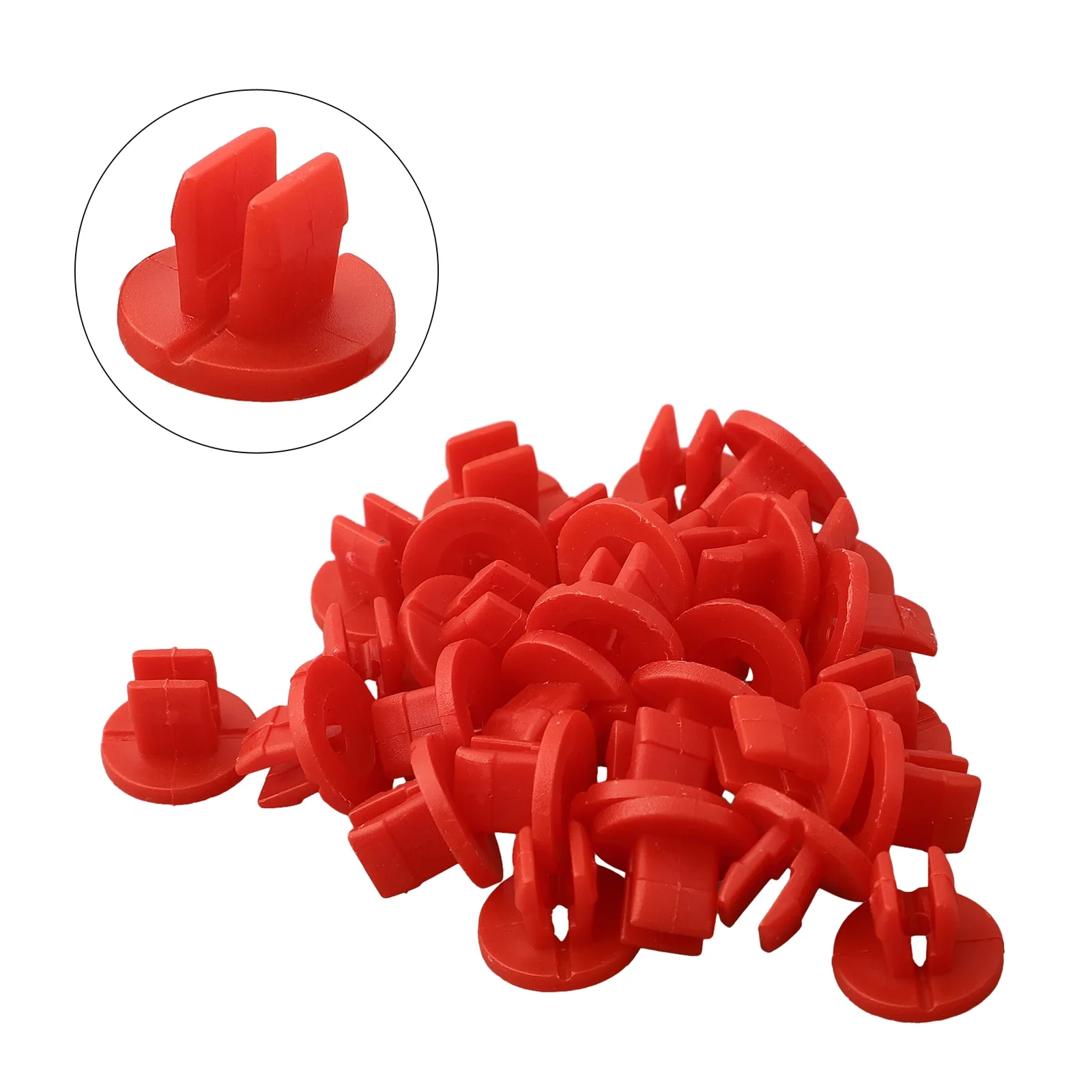 

NEW Shield Nut Set Screw W702438-S300 13.8mm 30 PCS Grommets Red Under-Body Accessories Nylon Of 30 Parts Plastic