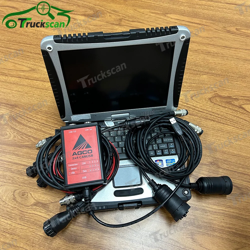 

Диагностический комплект для Untuk AGCO (CANUSB)AGCO EDT CANUSB-интерфейс для Alat Diagnostik Traktor Pertanian Diagnosis +CF19 ноутбук