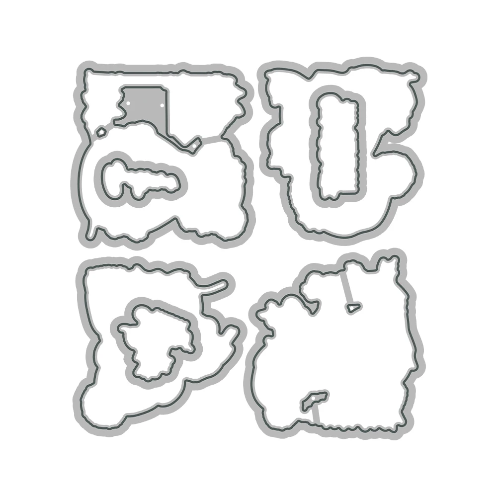 Mangocraft Christmas Winter Snowman Cutting Dies Clear Stamp DIY Scrapbooking Metal Dies Silicone Stamp For Cards Albums Decor