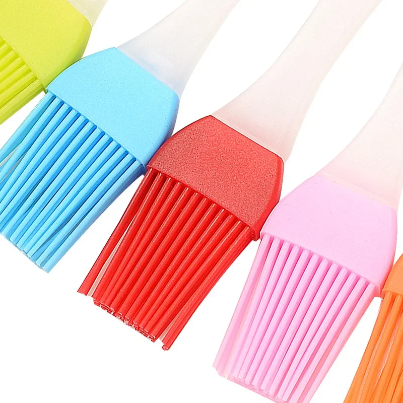 1 Pcs Portable Silicone Oil Brush Grill Oil Brushes Liquid Oil Pastry Kitchen Baking BBQ Tool Kitchen Tools for Outdoor Camping