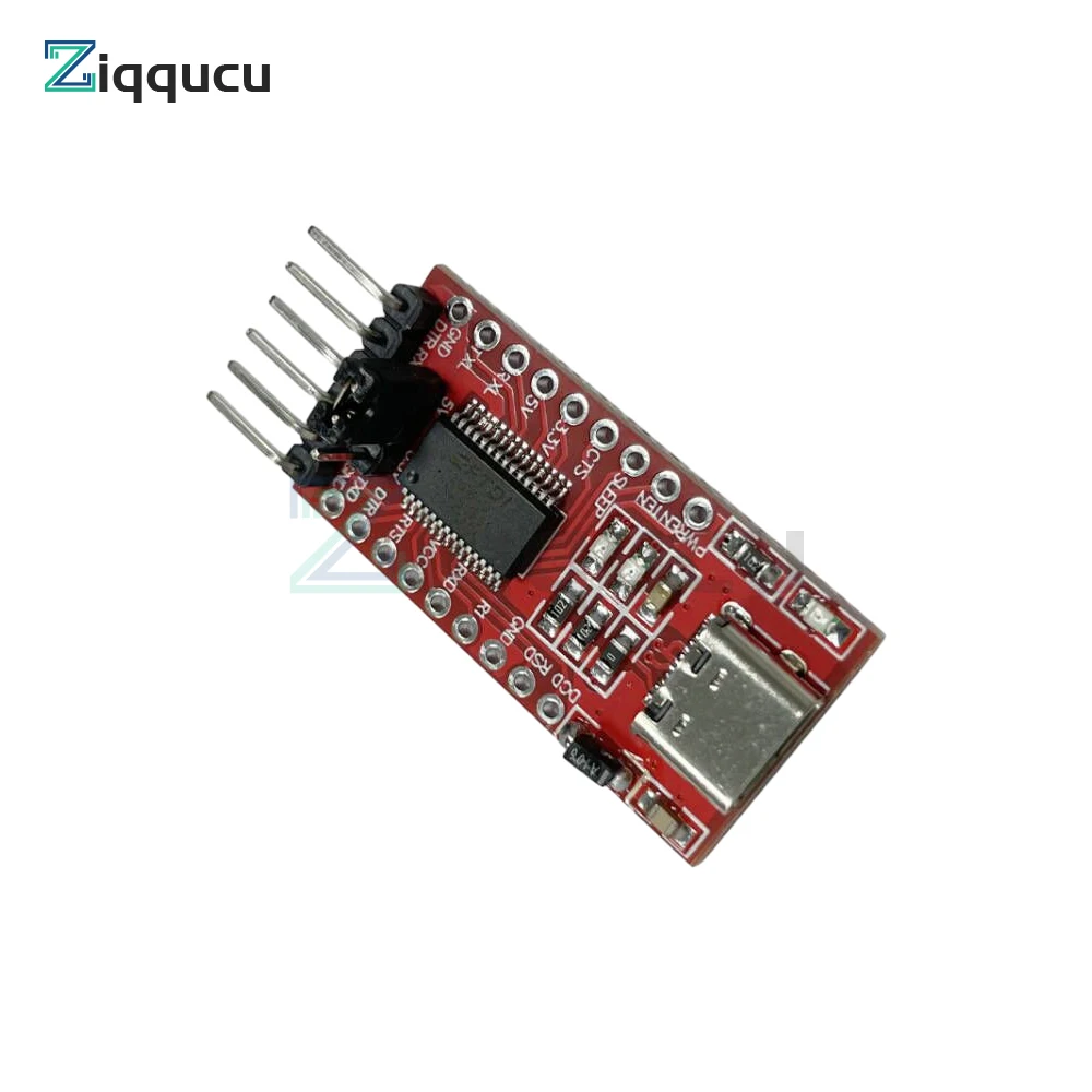 FT232RL FTDI Type-C to TTL محول تسلسلي محول وحدة 3.3 فولت 5.5 فولت FT232R اندلاع USB صغير إلى TTL محول المجلس لاردوينو
