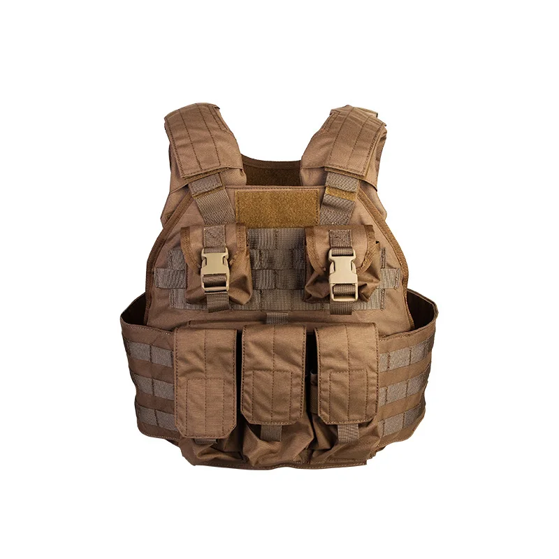 Tactical outdoor solid color SPC odporny na zużycie regulowany bryzgoszczelny kamizelka taktyczna 500D z nylonu