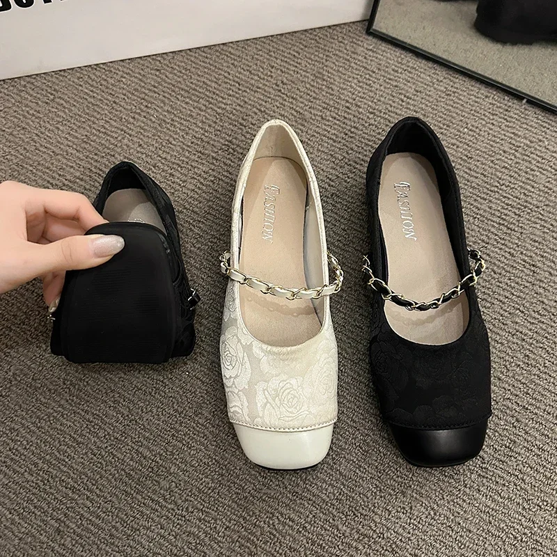 

Shoes Woman Comfortable And Elegant Ballet Flats Female Footwear Soft New Ballerinas Dress Summer Ballerinas Woman 2024 Summer S