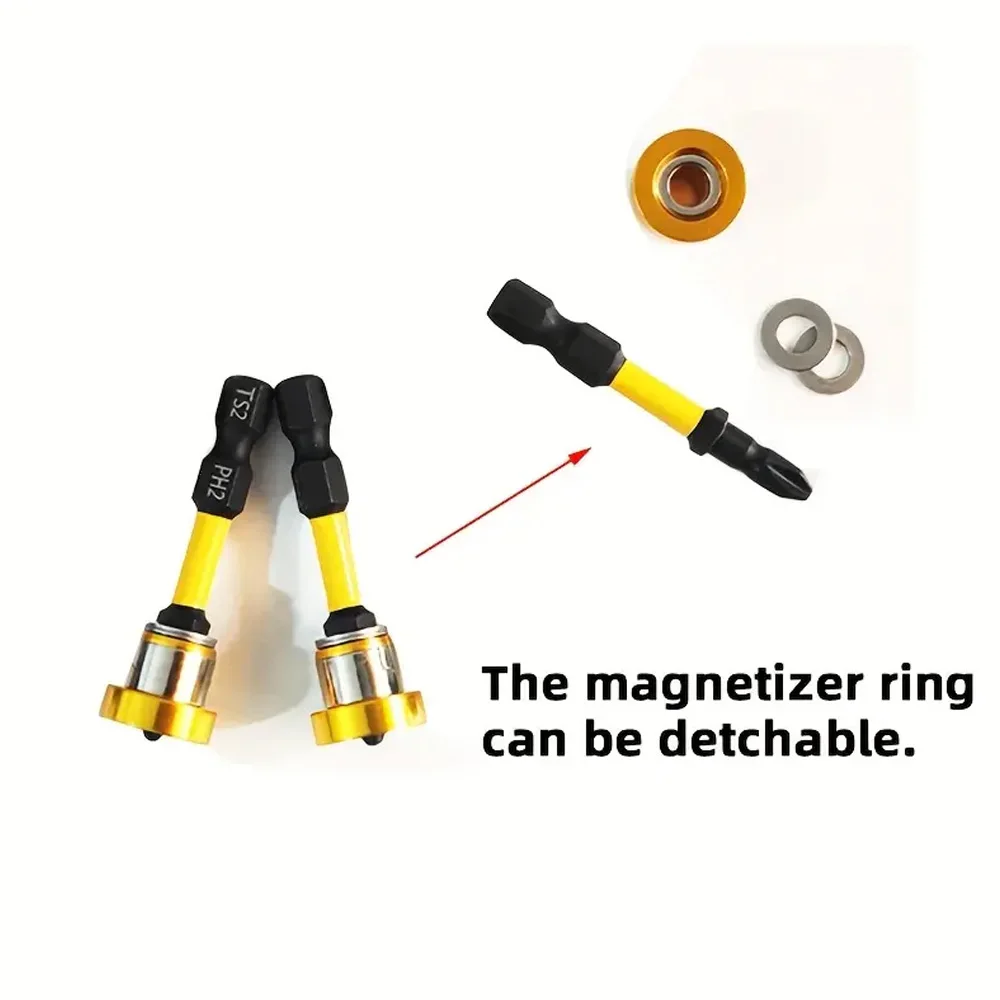 1/5pcs 50 มม.ตําแหน่งไขควง Bits S2 Drywall สกรูสําหรับ Plasterboard ยิปซั่ม Board Plasterboard สกรูค้นหาเครื่องมือ