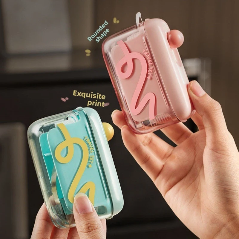 Portable Pop-Up Floss Box, Disposable Dental Floss Picks, Effective Interdental Cleaning Tool
