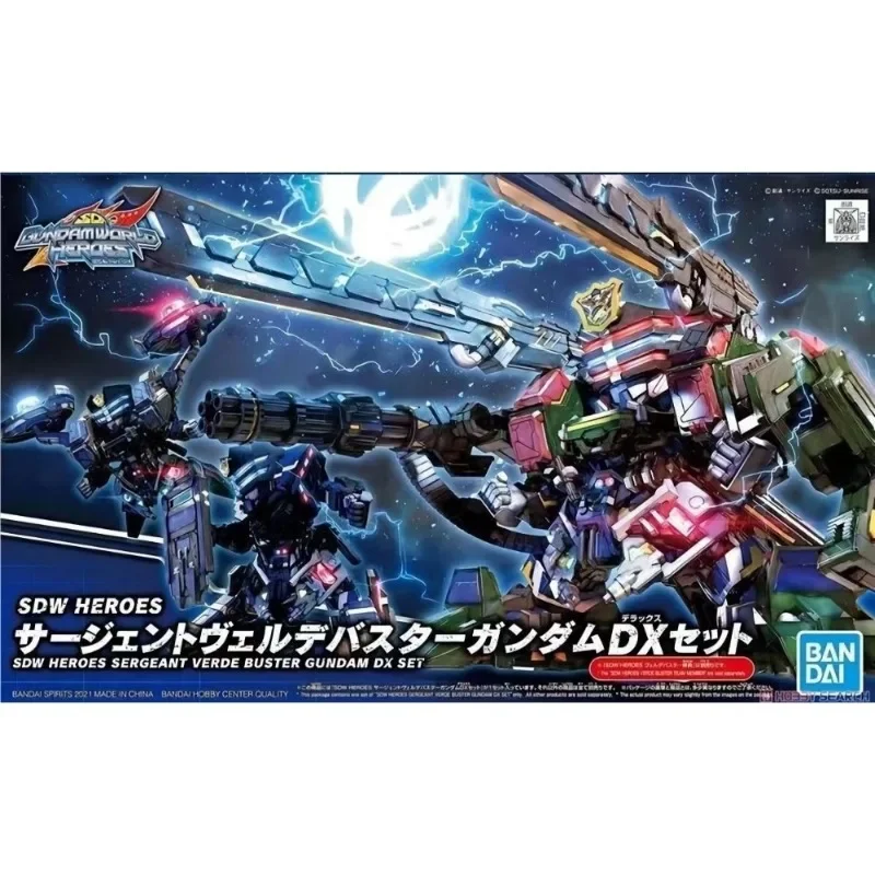 BANDAI Anime BB SD SDW Verde Buster Gundam New Mobile Report Gundam Assembly Plastic Model Kit Action Toys Figures Gift