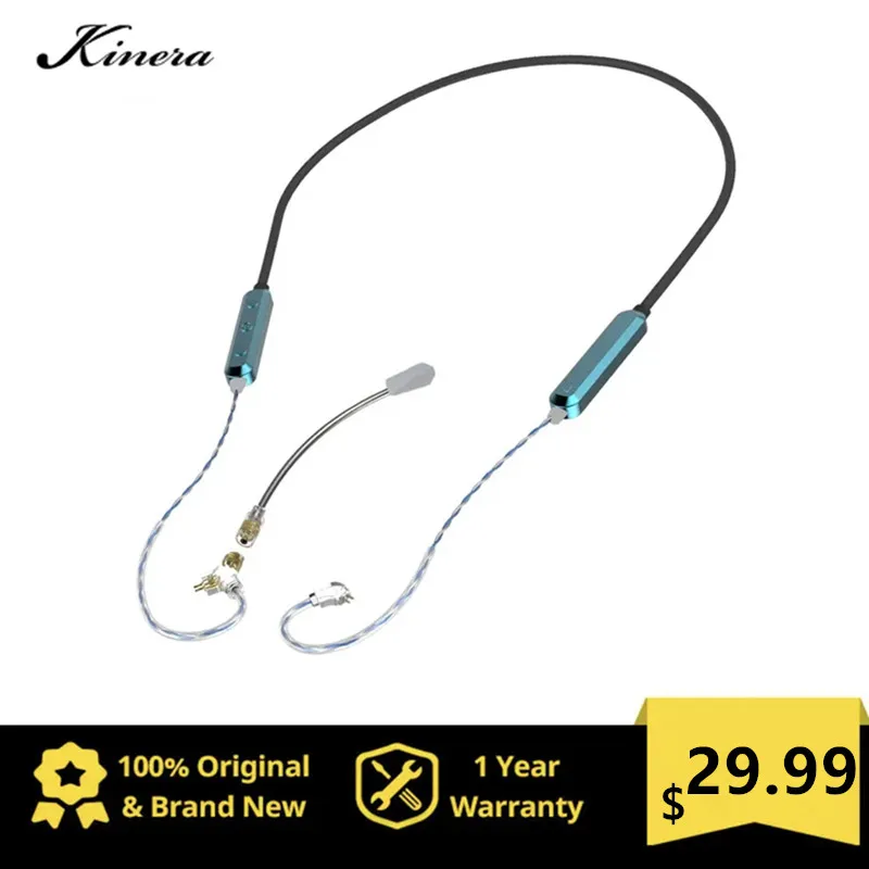 

New Kinera Celest SkySoar Earphone Neckband Bluetooth Cable V5.3 With Detachable Boom Mic Headset Gaming Livestreaming Calling