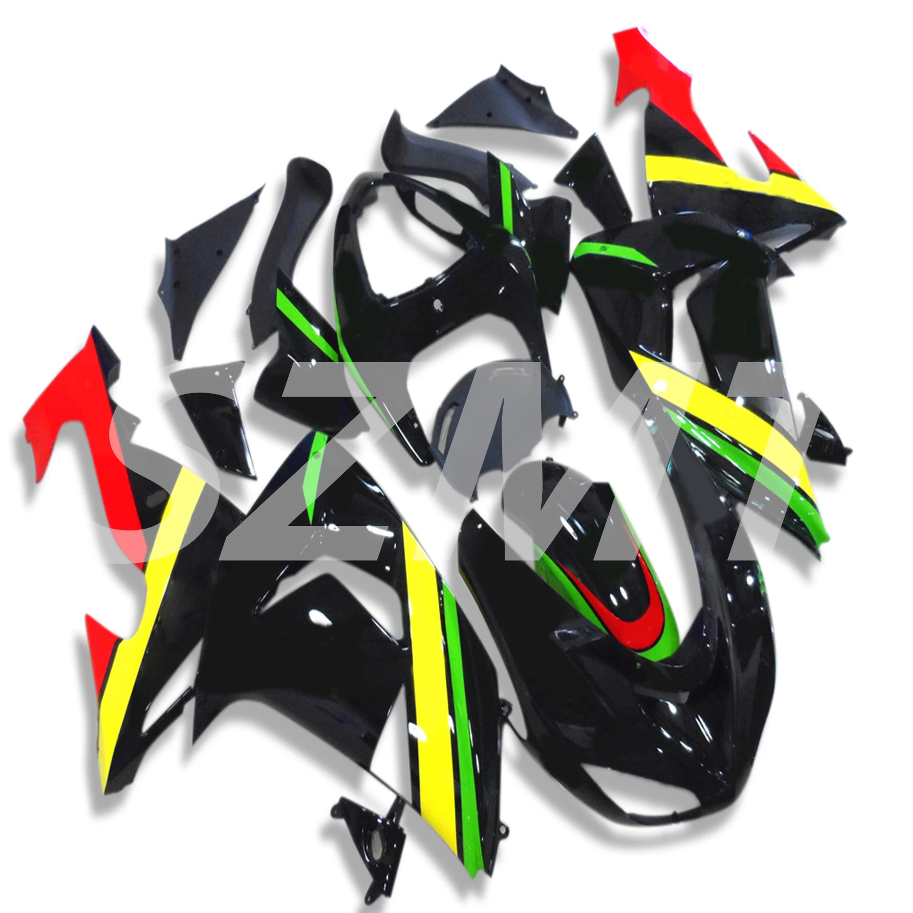 

New ABS Motorcycle Fairings Kit Fit For KAWASAKI Ninja ZX10R 2006 2007 ZX 10R 06 07 10R ZX-10R Bodywork Set Custom Black Frame