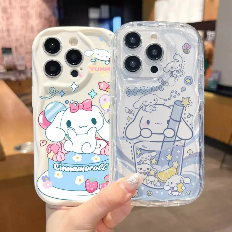 Милый чехол Cinnamoroll для Samsung Galaxy A56 A16 A55 A06 A54 A26 A36 A34 A35 A15 A14 A05 A05S A53 A52 A23 A24 A04 A32 A50S A51