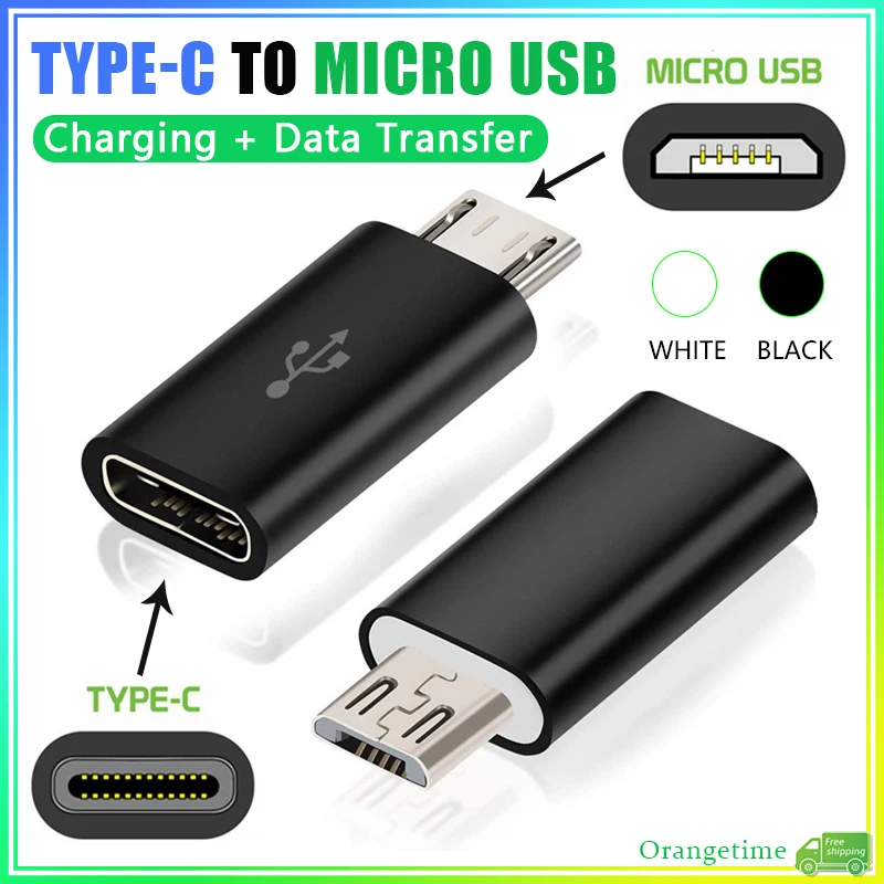 【Szybka dostawa 】 1Pc typ OTG C do Adapter Micro USB złącza OTG przejściówka do ładowarki do ładowania konwertera przesyłu danych