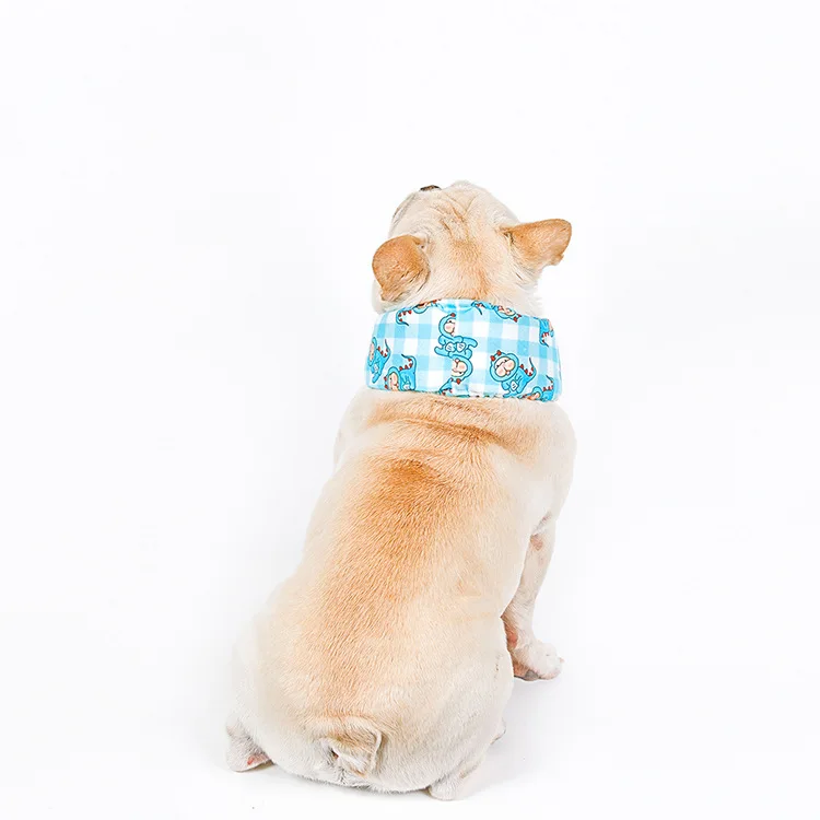 Pet Cooling Scarf Dog Summer Cooling Ice Scarf Cooling Supplies French Dou Corgi Ice Pack To Prevent Heatstroke  Dog Stuff 강아지미용