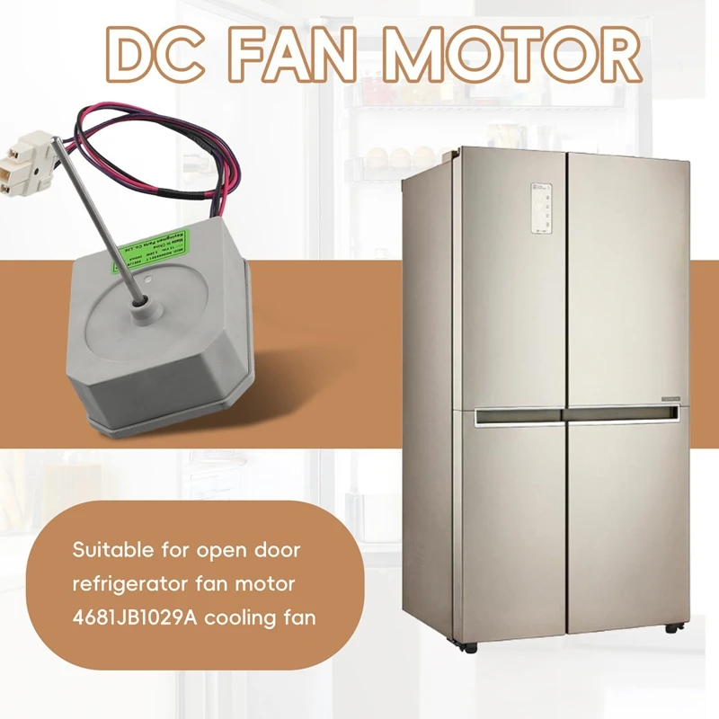 M14K-6X для двигателя холодильника с двойной дверью 4681Jb1029a 4681Jb1029b DC13v 3,20 Вт, двигатель охлаждающего вентилятора, запасные части