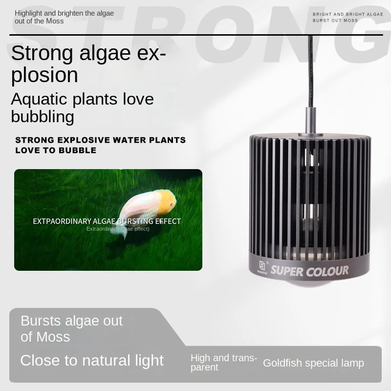 Downlight Divine Light Full Spectrum Fish Tank LED Light Goldfish Native Explosion Algae Brightening Timing Dimming