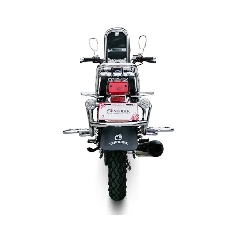 Factory Hot Selling 2022 New Den Motorcycle Gn 150cc  Low Fuel Consumption High Power touring  With Custom Muffler