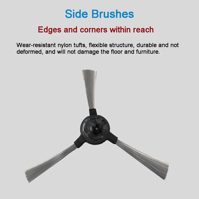 1 Set Roboter Staubsauger Zubehör Mopp Roller Pinsel Hepa-Filter Seite Pinsel Teile Kit, für Purerobo F8/F8S/F6/F6S Reiniger Robo