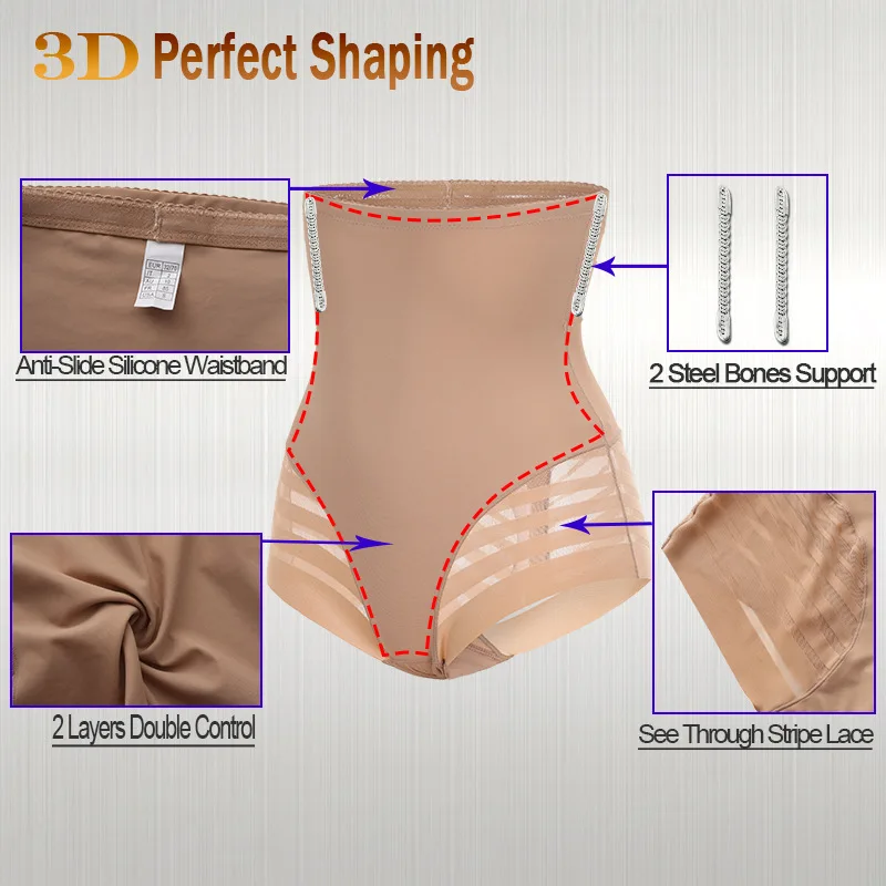 Брюки с контролем живота для женщин, с высокой талией, треугольные брюки с подтяжкой бедер, полосатые сетчатые двойные брюки