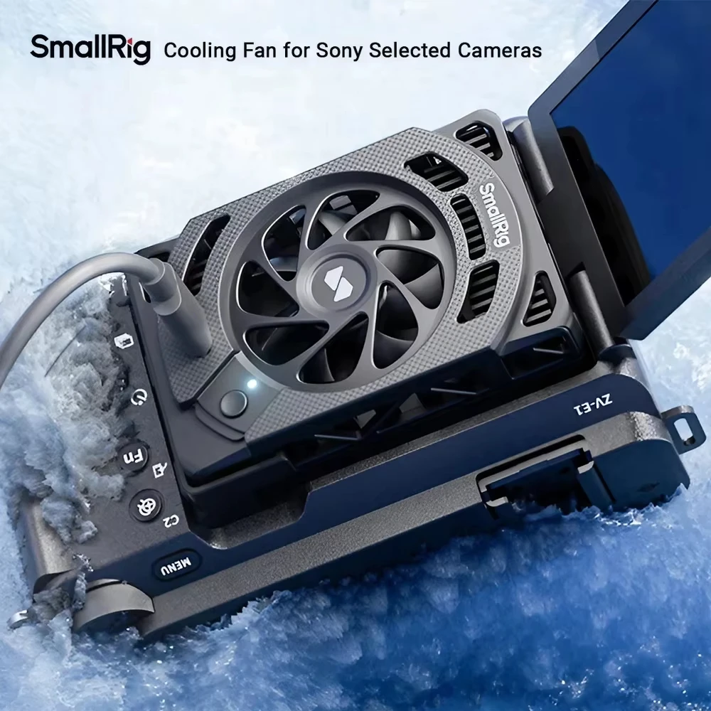 

SmallRig 5152 Cooling Fan Selected Cameras for Sony ZV-E1/ZV-E10/ZV-1/A7 IV/A7S III/A7C/A7C II/A7CR/A6700/FX3/FX30