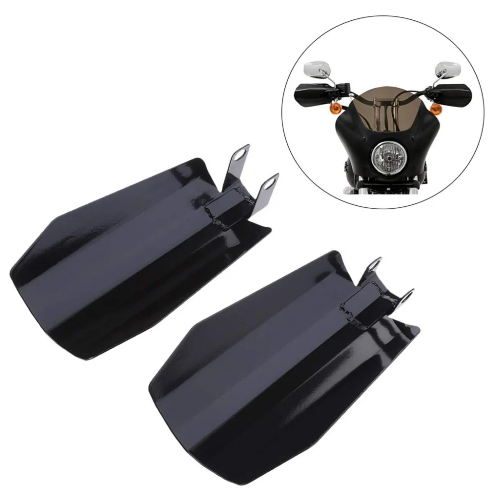 

Motorcycle Black Shade Hand Motorbike Handguard Handlebar Mitts Protecter for Harley 883 1200 48 72 Dyna