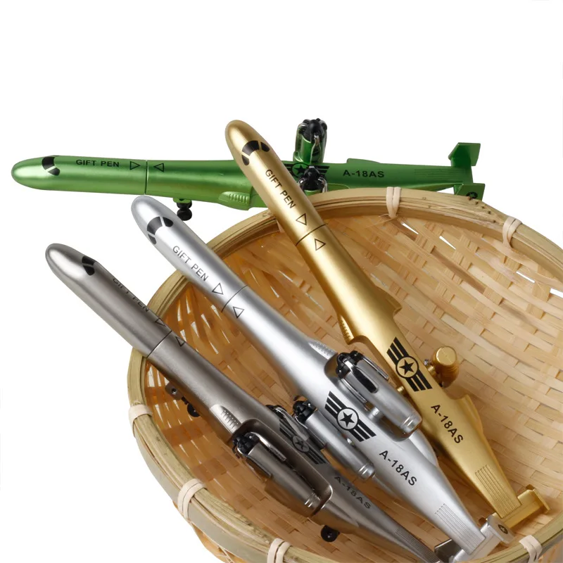 

30PCS New Creative Aircraft Neutral Pen Fighter Special Combat Helicopter Pen Student Water Pen Stationery