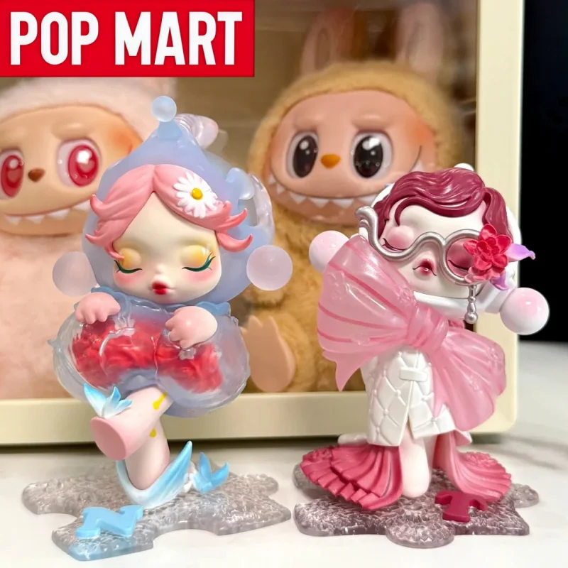 

POP MART Hand In Hand Series Blind Box Toy Cute Anime Figure Labubu Dimoo SP Molly Desktop Decoration Mystery Box Blind Toy Gift